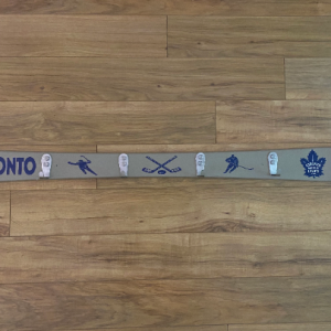 Wall Mounted Hallway Entryway Indoor Outdoor Organizer Rack 4 Hooks Toronto Maple Leafs